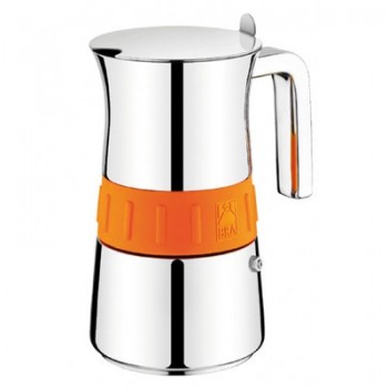 Кофеварка гейзерная Bra Elegance Orange на 6 чашек